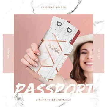 Nacuwa Passport Holder | RFID Blocking Travel Wallet