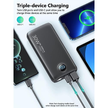 DIAMUAR 30,000mAh Charger with Fast Charging and Display