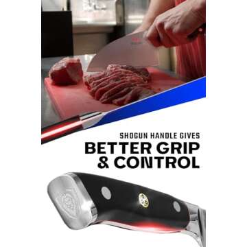 Dalstrong 8 Inch Serbian Chef Knife - Superior Meat Cleaver