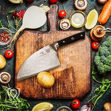 Dalstrong 8 Inch Serbian Chef Knife - Superior Meat Cleaver