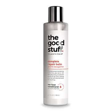 THE GOOD STUFF Complete Repair Balm for Damaged Hair | Lightweight, Leave In Conditioner Provides Strength, Protection, Softness, and Shine All Day Long | Hair Cream For Curly Hair | Certified Vegan and Cruelty-Free