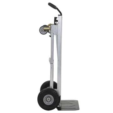 COSCO 4-in-1 Folding Series Hand Truck with Flat-Free Wheels