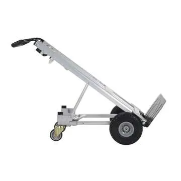 COSCO 4-in-1 Folding Series Hand Truck with Flat-Free Wheels