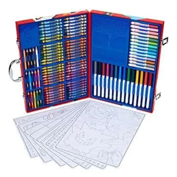 Crayola Pokémon Imagination Art Set (115pcs), Kids Art Kit, Coloring Supplies, Pokemon Toys, Pokemo...