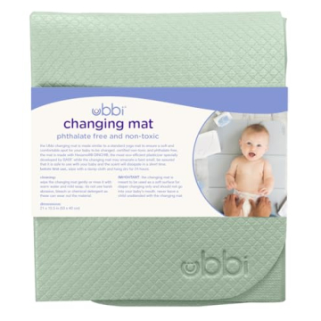 Ubbi Portable Changing Mat for Stress-Free Diaper Changes