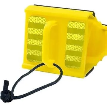 LEAD BRAND Wheel Chocks with Non Slip Base, Suitable for Most Tyre Sizes.Ideal Chocks for RV&Trailer, (L8 L x W4.7 x H4.1), Pack of 2 and Carry Bag.