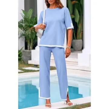 PRETTYGARDEN Two Piece Women's Knit Set for Spring/Summer