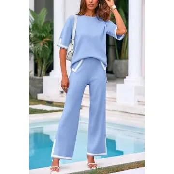 PRETTYGARDEN Two Piece Women's Knit Set for Spring/Summer