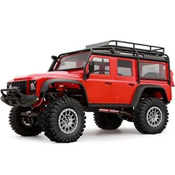 GLOBACT 1.2in Beadlock Wheel Tires for TRX4M SCX24