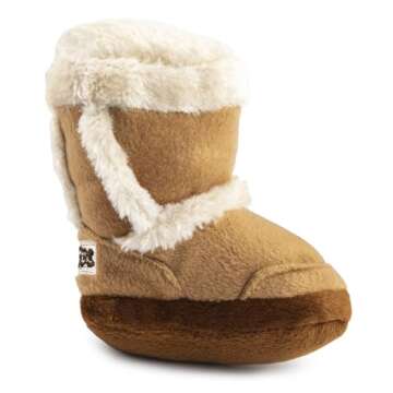 Haute Diggity Dog Pugg Boot, Plush Designer Dog Toys with Interactive Squeaker, Stimulating Pet Enri...