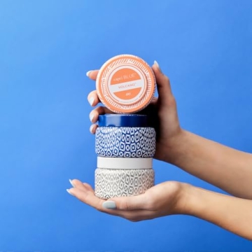 Luxury Capri Blue Volcano Scented Soy Wax Candle