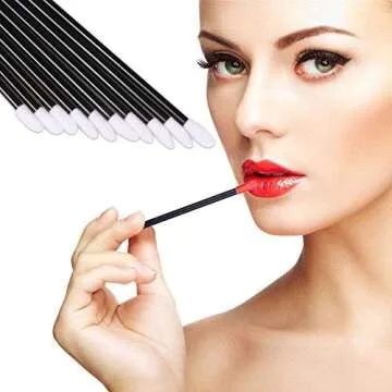 Evermarket Disposable Lip Brushes for Flawless Makeup