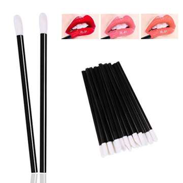 Evermarket Disposable Lip Brushes for Flawless Makeup