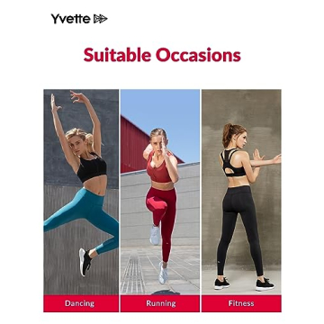 Yvette High Impact Sports Bra for Plus Size Women