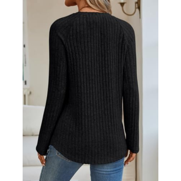 Stylish Fall Tunic Top for Women | AUTOMET Long Sleeve Shirts