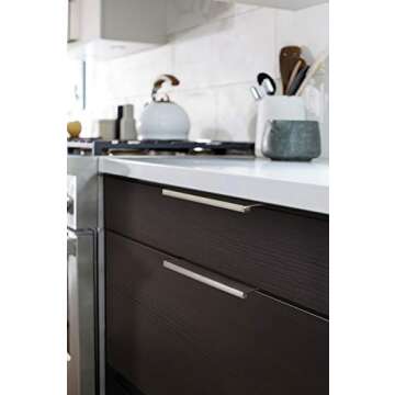 Emtek 87120 Edge 6 Inch Cabinet Pull - Modern Design