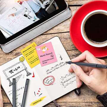 Taotree Journal Planner Pens: Fine Point Black Pen Set