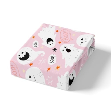 Feelyou Halloween Fitted Sheet Set for Kids and Fun Decorations