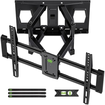 USX MOUNT Full Motion TV Wall Mount for 42-86 inch TVs, Up to 120lbs, Dual Articulating Arms