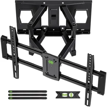 USX MOUNT Full Motion TV Wall Mount for 42-86 inch TVs, Up to 120lbs, Dual Articulating Arms