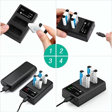 FirstPower NP-BX1 Battery Pack & Dual Charger for Sony Cameras