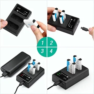 FirstPower NP-BX1 Battery Pack & Dual Charger for Sony Cameras