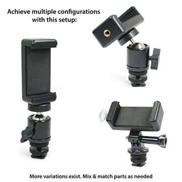 Livestream Gear Locking Ball Head - Versatile Phone & Tablet Mounts