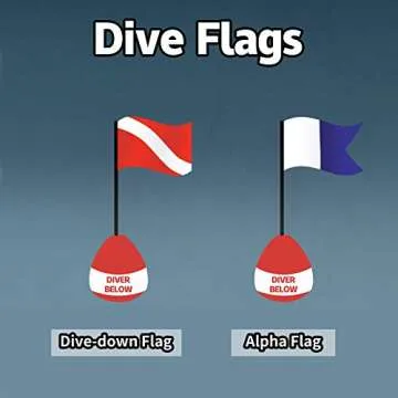 Durable Safety Dive Flags for Snorkeling and Diving