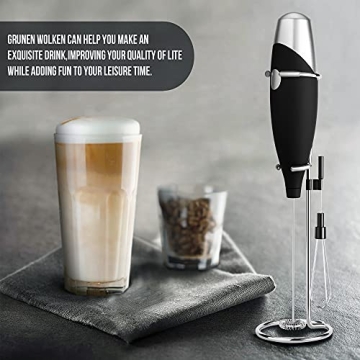 GRUNEN WOLKEN Milk Frother with Detachable Head