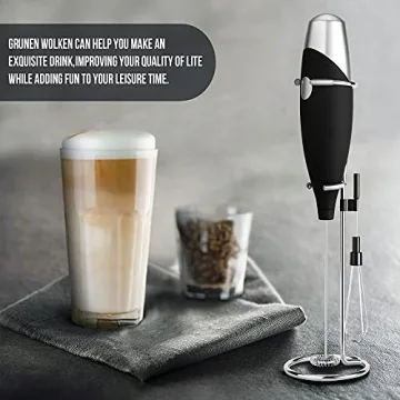 GRUNEN WOLKEN Milk Frother with Detachable Head