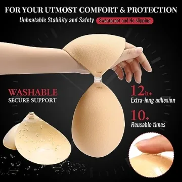 TERRY'S CAT Invisible Push Up Bras for Backless Dresses