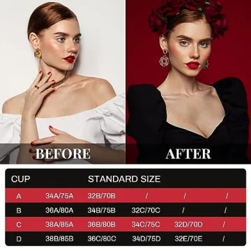 TERRY'S CAT Invisible Push Up Bras for Backless Dresses