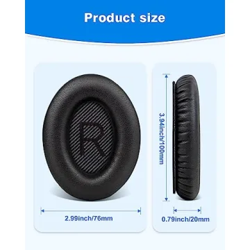 Bose QC Series Replacement Ear Pads in Black