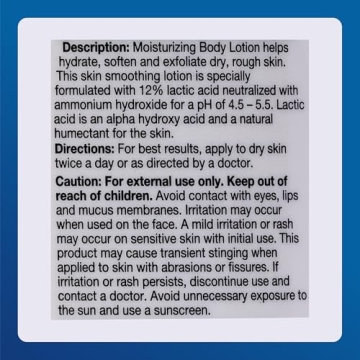 Major Ammonium Lactate Lotion - 12% Lactic Acid - 8 Oz