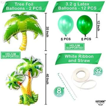 KatchOn 51 Inch Dinosaur Balloons - Dino Party Decorations