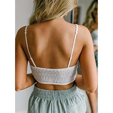 Astylish Women's Floral Lace Wireless Bra for Comfort