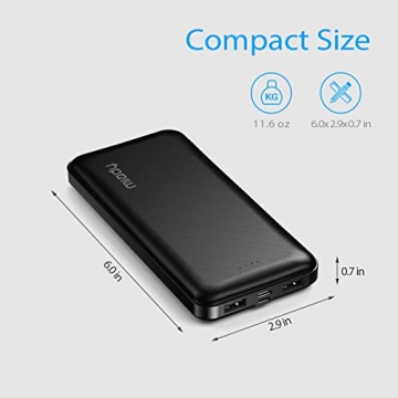 Miady Portable Charger 2-Pack Fast Charging 15000mAh All Devices