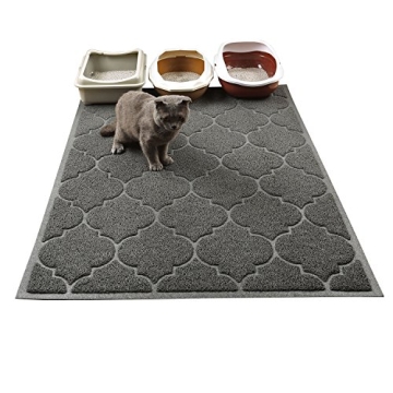Extra Large Cat Litter Mat - Durable, Soft on Paws, Easy to Clean, XL 46x35