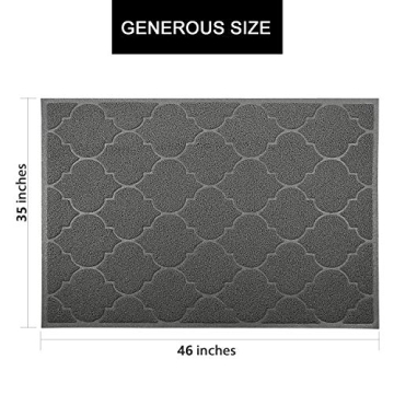 XL Cat Litter Mat, Phthalate Free & Easy to Clean, 46x35 inches