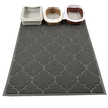 XL Cat Litter Mat, Phthalate Free & Easy to Clean, 46x35 inches