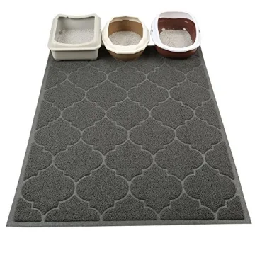 XL Cat Litter Mat, Phthalate Free & Easy to Clean, 46x35 inches
