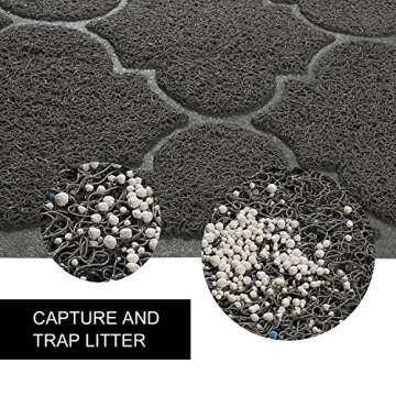 XL Cat Litter Mat, Phthalate Free & Easy to Clean, 46x35 inches