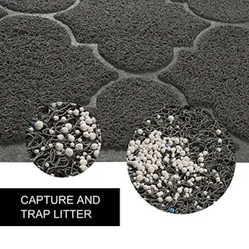 XL Cat Litter Mat, Phthalate Free & Easy to Clean, 46x35 inches