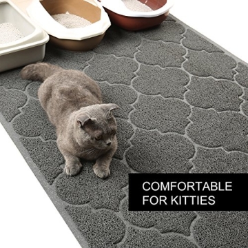 XL Cat Litter Mat, Phthalate Free & Easy to Clean, 46x35 inches