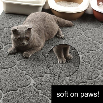 XL Cat Litter Mat, Phthalate Free & Easy to Clean, 46x35 inches