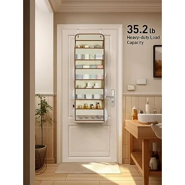 Yecaye Over the Door Storage Organizer for Baby Essentials