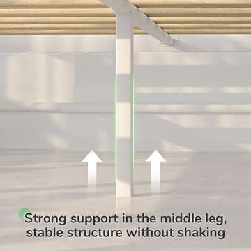 Novilla Durable Full Size Metal Bed Frame Easy Assembly