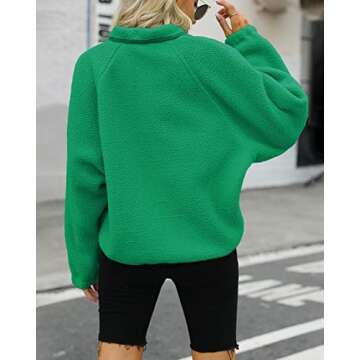 Trendy LAMISSCHE Womens Fuzzy Sherpa Jacket - Warm & Chic