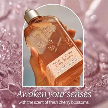 L'Occitane Comforting & Nourishing Cherry Blossom Shower Gel 8.4 fl. Oz: Fruity and Floral Aroma, In...