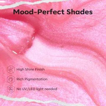 Modelones Quick Dry Pink Nail Polish for Beautiful Nails